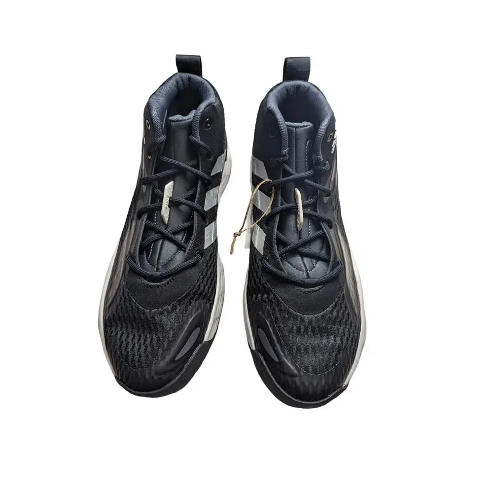 adidas Exhibit A Mid H67747 Basketball Shoes Core Black Mens Size 11.5 New